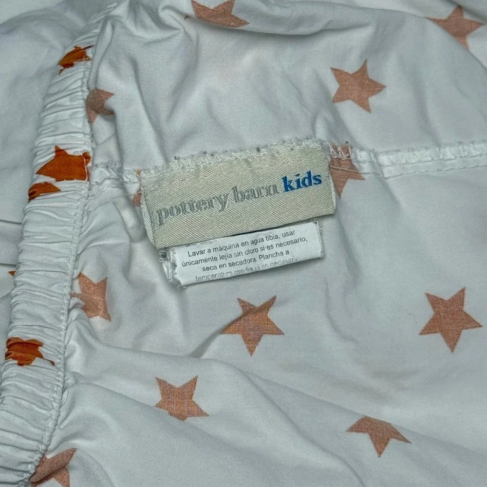 Pottery Barn Kids Twin Star Sheet Set 100% Organic Cotton 4pc SKU100s